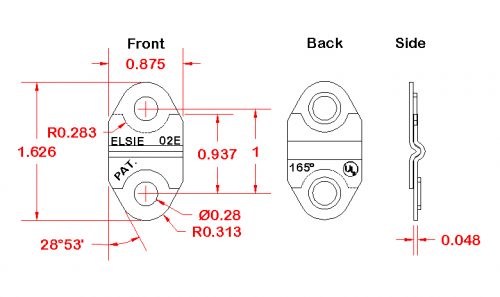 Model E Fusible Link (No Hooks) – Elsie MFG